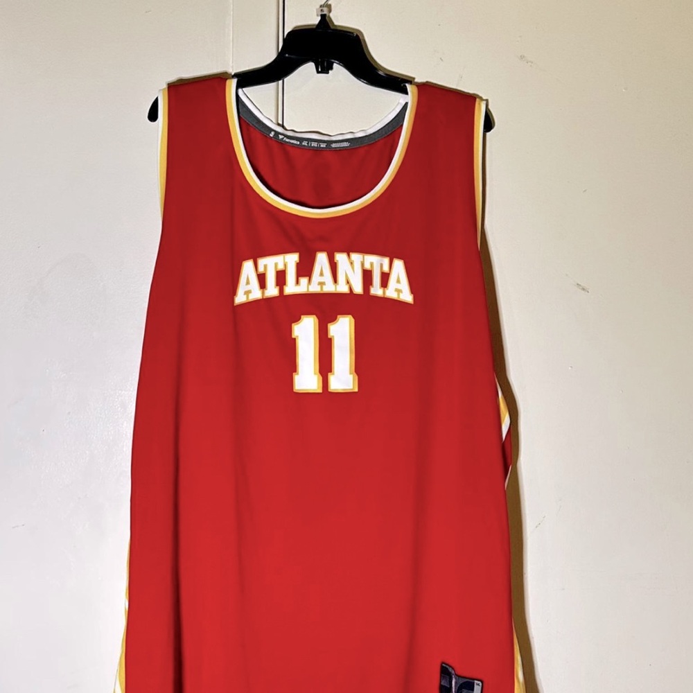 Red Atlanta Basketball Jersey